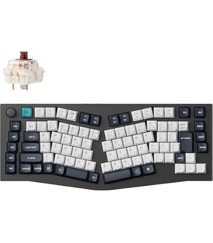 Amazon | Keychron キーボード K15 Max 75% Aliceレイアウト QMK